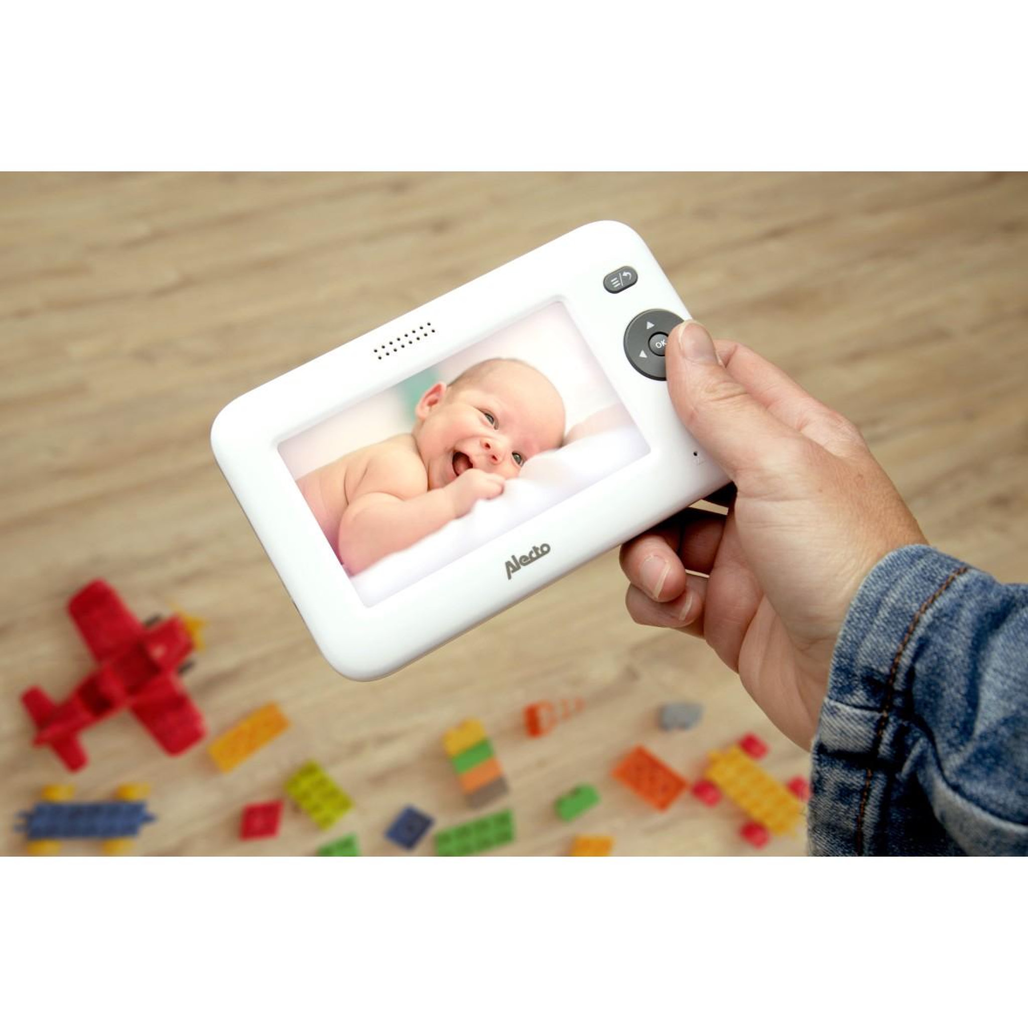 Voir la diapositive 6 : ALECTO Babyphone Vidéo Surveillance 4,3 pouces Caméra Vision Nocturne Portée 300 m Interphone VOX Alecto
