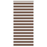VIDAXL Store zebre marron 95x230 cm largeur du tissu 90,9 cm polyester