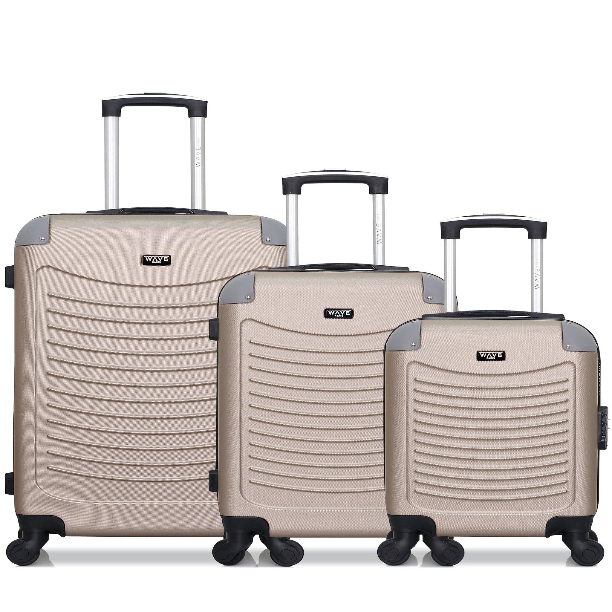 WAVE PARIS Wave paris - lot de 3 - valise weekend, valise cabine et valise cabine xxs congo