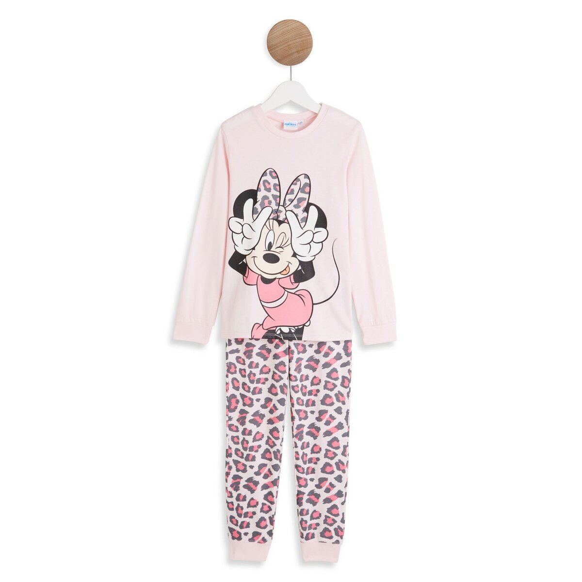 INEXTENSO Pyjama rose fille en coton MINNIE