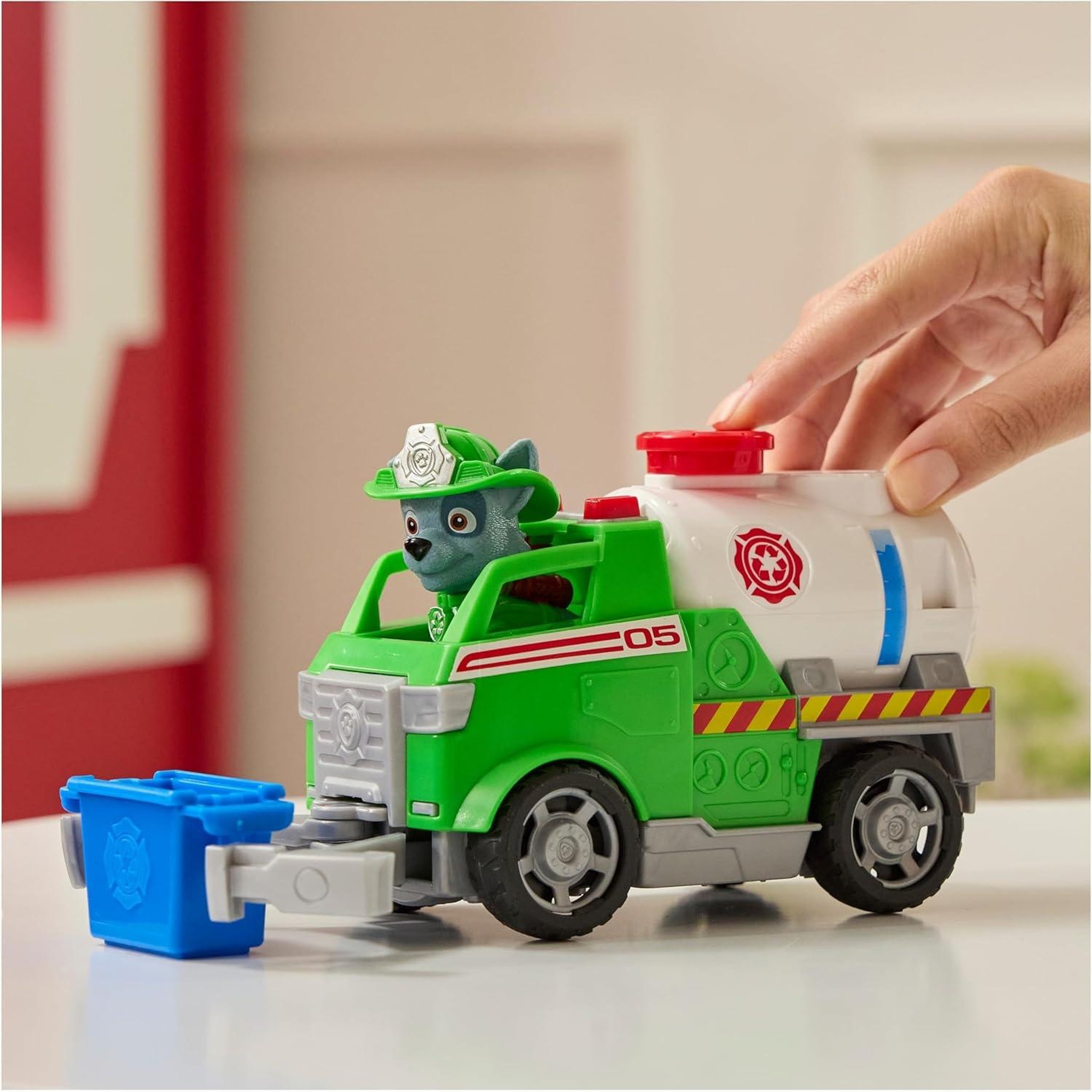 Voir la diapositive 4 : SPIN MASTER Paw Patrol Fire Rescue - Rocky avec camion-citerne