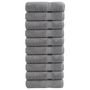 Voir la diapositive 1 : VIDAXL Serviettes de bain de qualité supérieure SOLUND 10 pcs gris