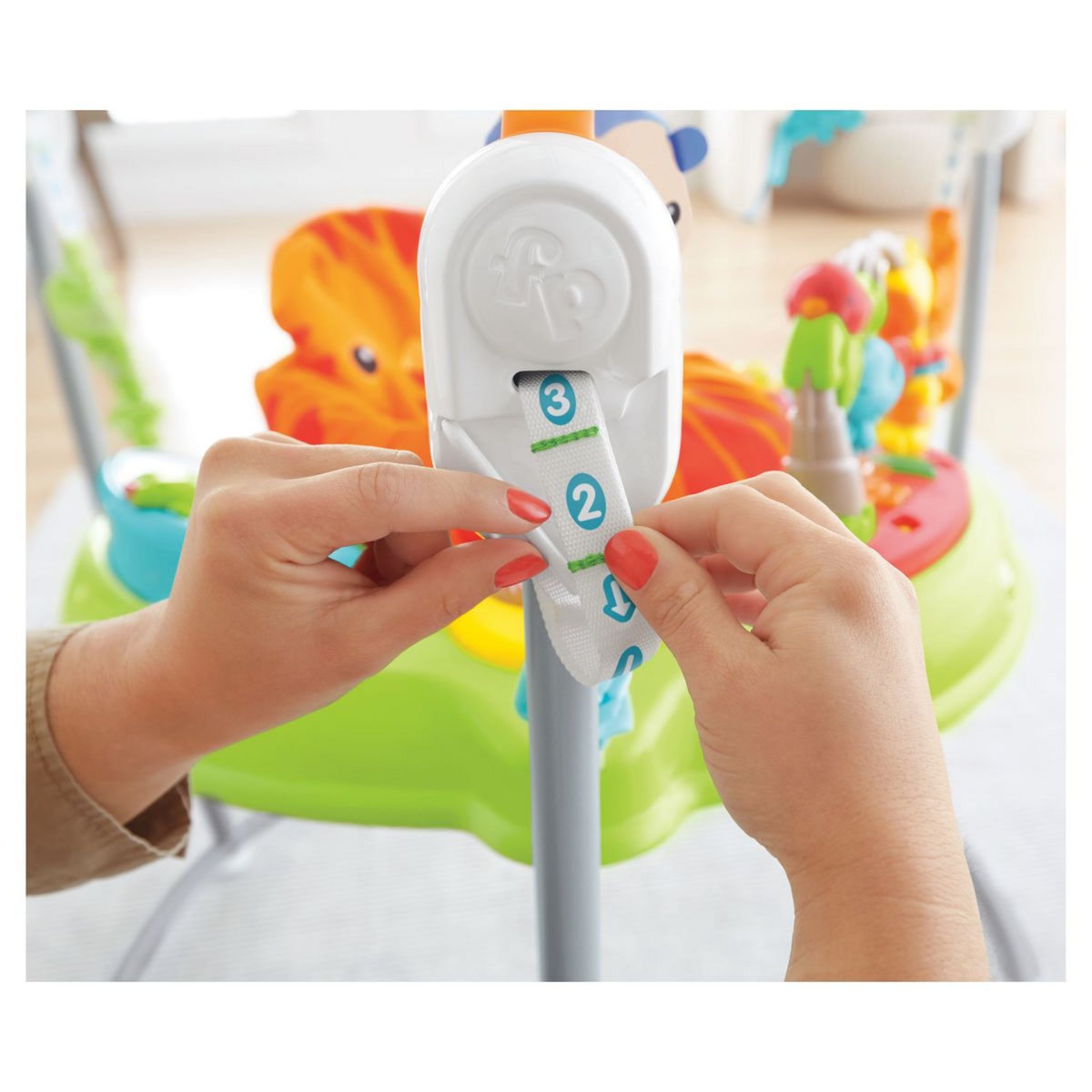 Fisher price Aire de jeux sons et lumières Jumperoo Jungle