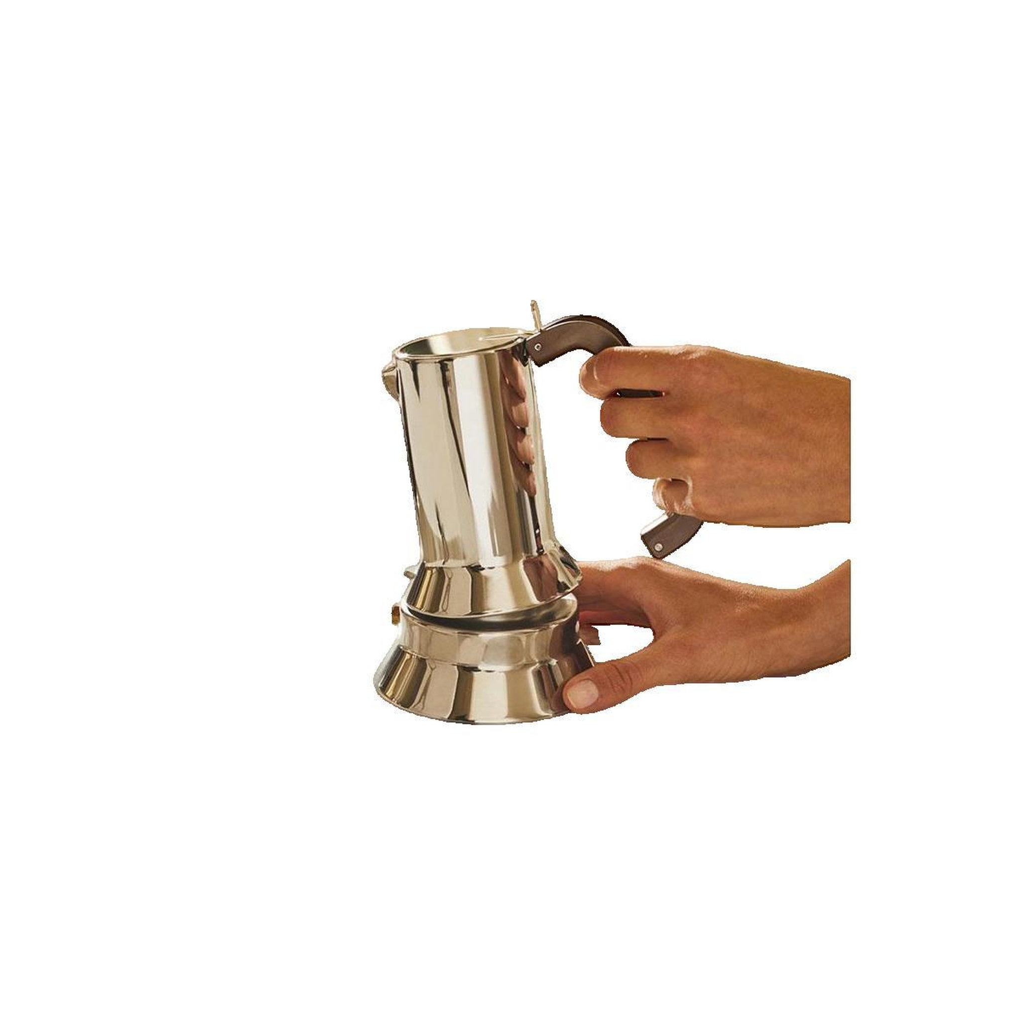 Voir la diapositive 2 : ALESSI Cafetière Expresso alessi à expresso italienne argentée