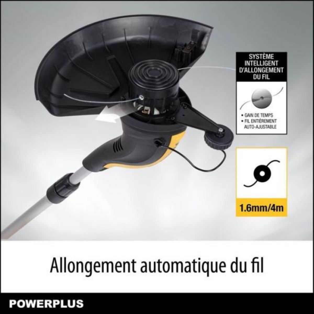 POWERPLUS Powerplus Coupe-Bordure Électrique POWXG30033 - 500 W, 320 mm Ø, Jardinage Outillage, Coupe-Herbe & Coupe-Bordures pour votre