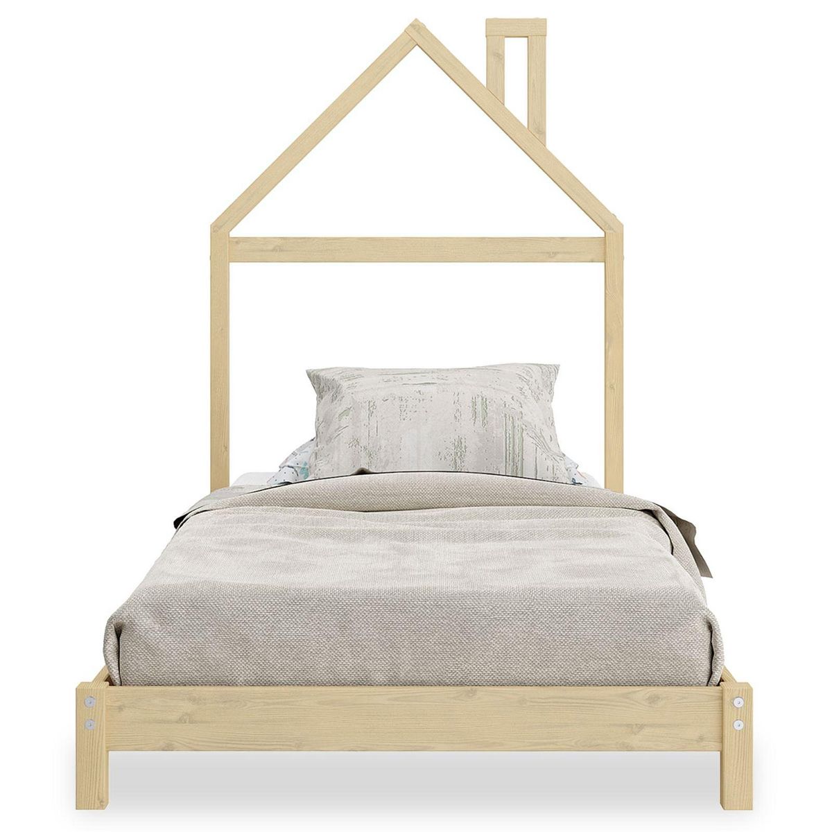 IDIMEX Lit enfant LIZ 90 x 200 cm en pin massif