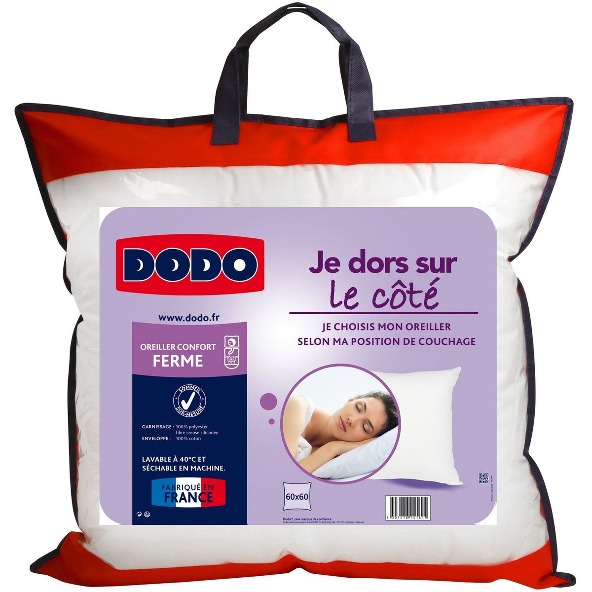 DODO Oreiller DODO Ferme JE DORS SUR LE CÔTÉ