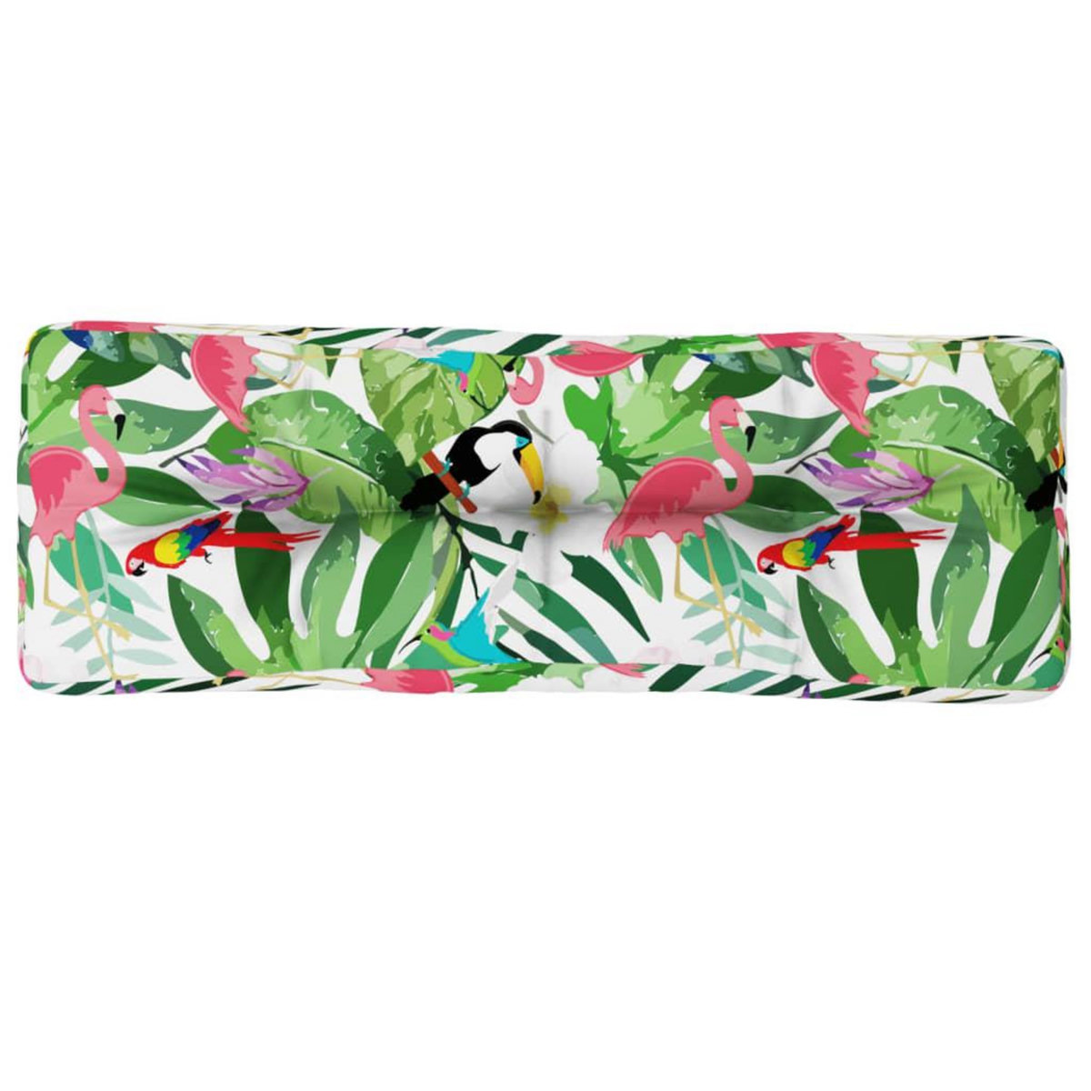 VIDAXL Coussin de palette multicolore 120x40x12 cm tissu