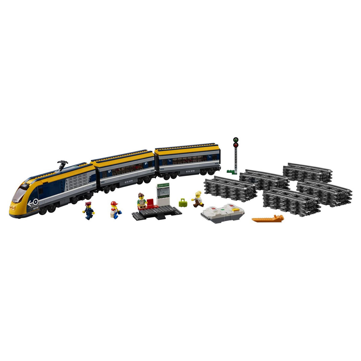 LEGO City 60197 - Le train de passagers télécommandé