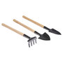 Voir la diapositive 2 : GARDENSTAR 3 mini outils de jardin pour enfant avec manche en bois