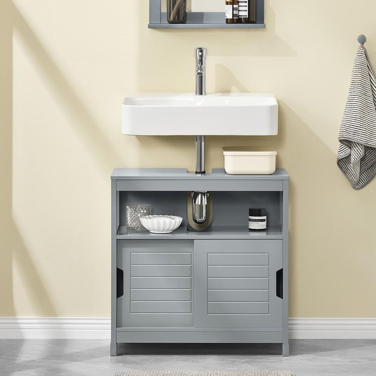 SOBUY SoBuy - Meuble Sous-vasque à deux portes - Moderne - FRG128