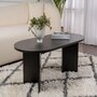 Voir la diapositive 2 : Habitat et Jardin Table basse en bois  Sable  - 60 x 119 x 40 cm - Bois Noir