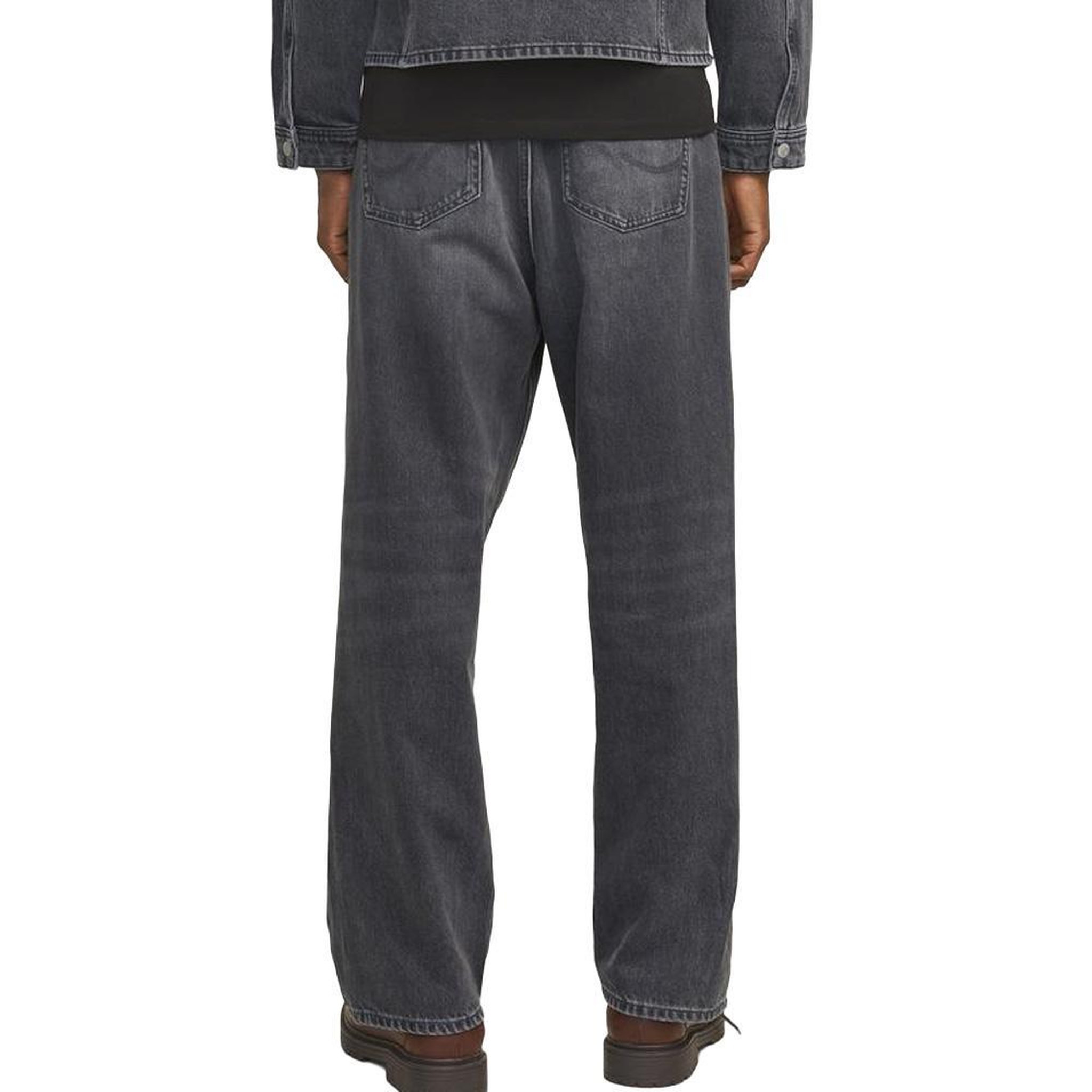 Voir la diapositive 2 : Jack & Jones Jean Baggy Gris Homme Jack & Jones Jjiron