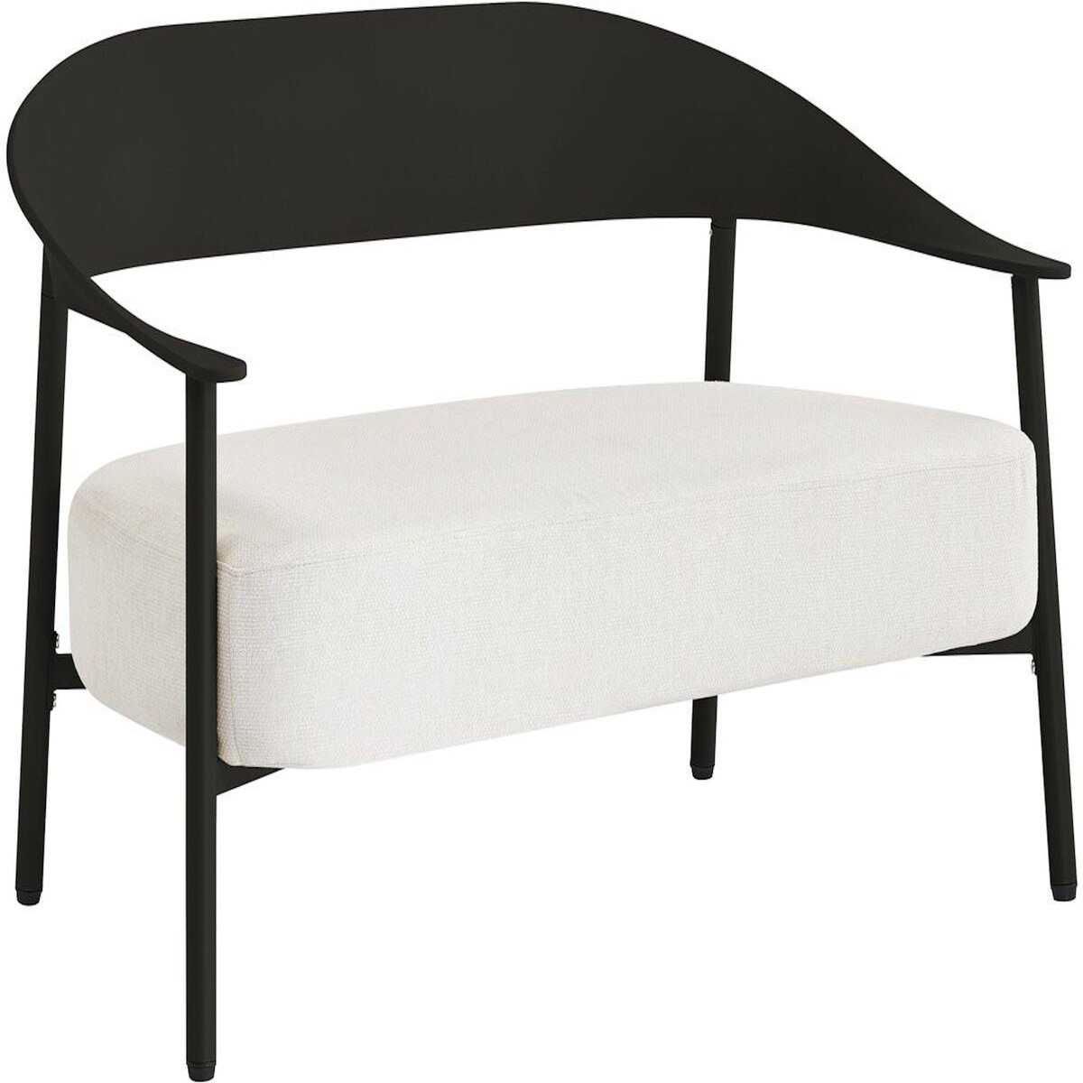 Habitat et Jardin Salon de jardin en métal et plastique  Céora  - 4 places - Noir