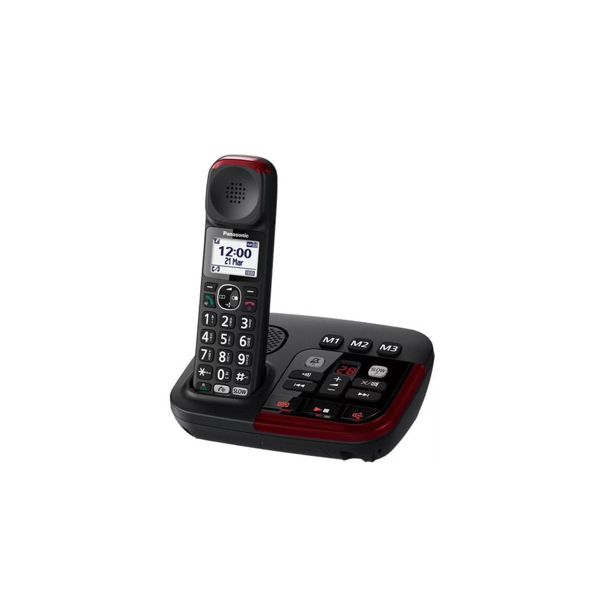 Voir la diapositive 3 : PANASONIC Téléphone sans fil KX-TGM420EXB