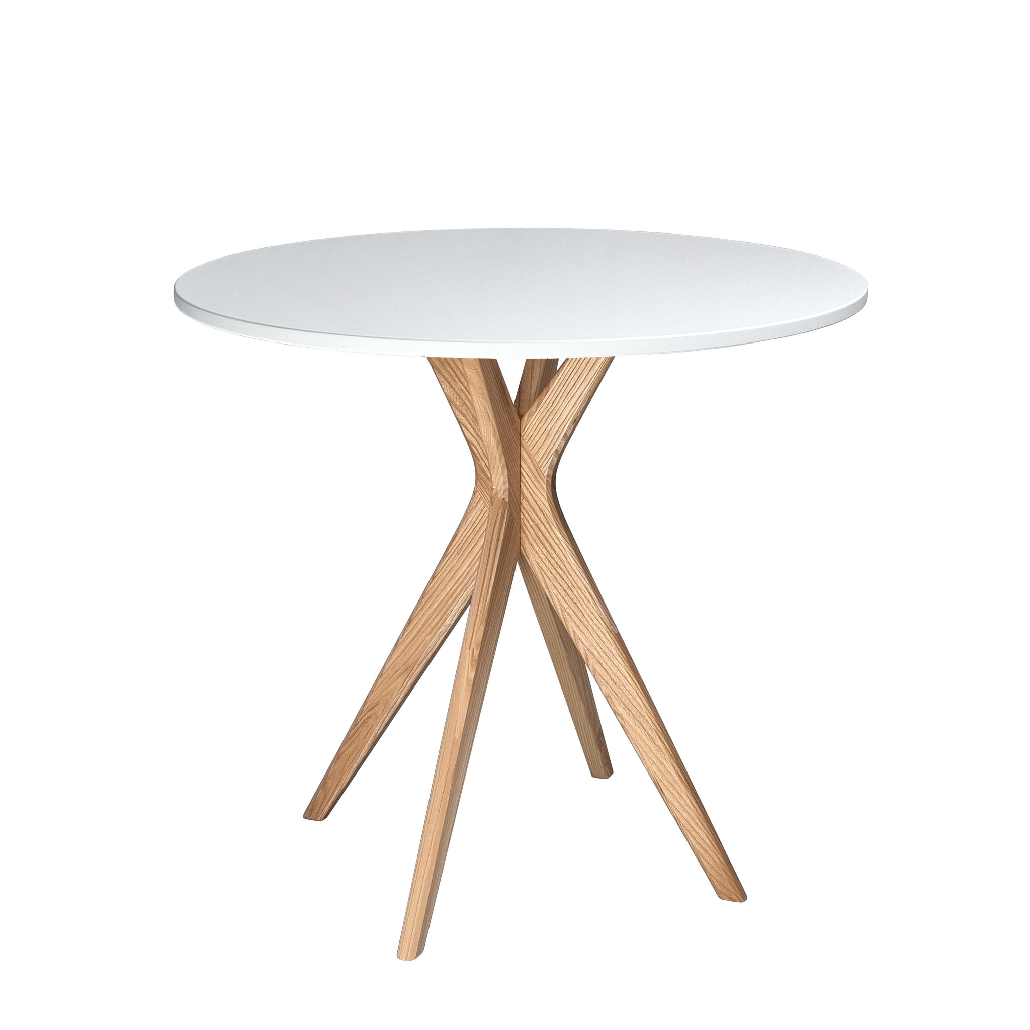 Voir la diapositive 1 : RAGABA Jubi Table à manger ronde | Pied en frêne