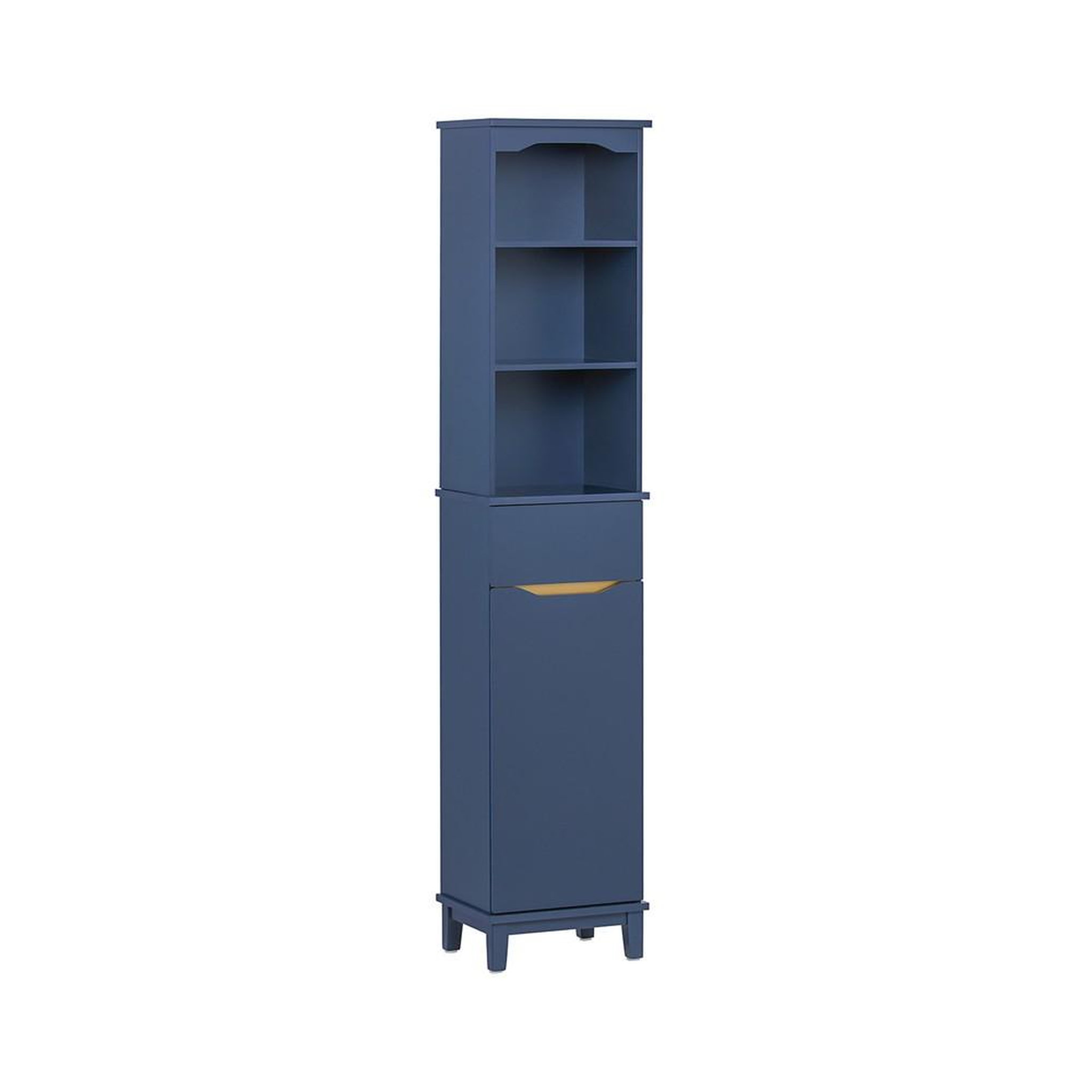 SOBUY SoBuy - Colonne De Salle De Bain à un tiroir - Moderne - BZR112. Coloris disponibles : Bleu