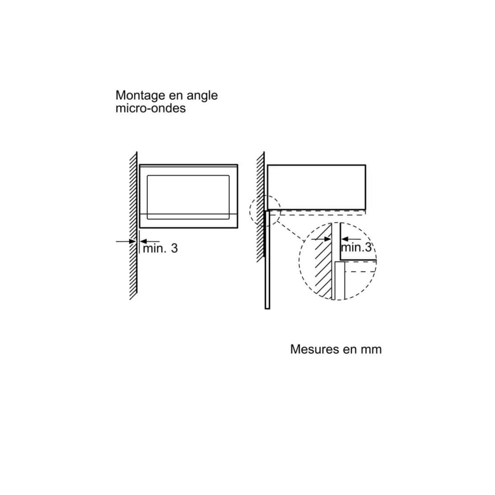 Voir la diapositive 2 : Siemens Micro-ondes 25l 900w - be555lmb1f