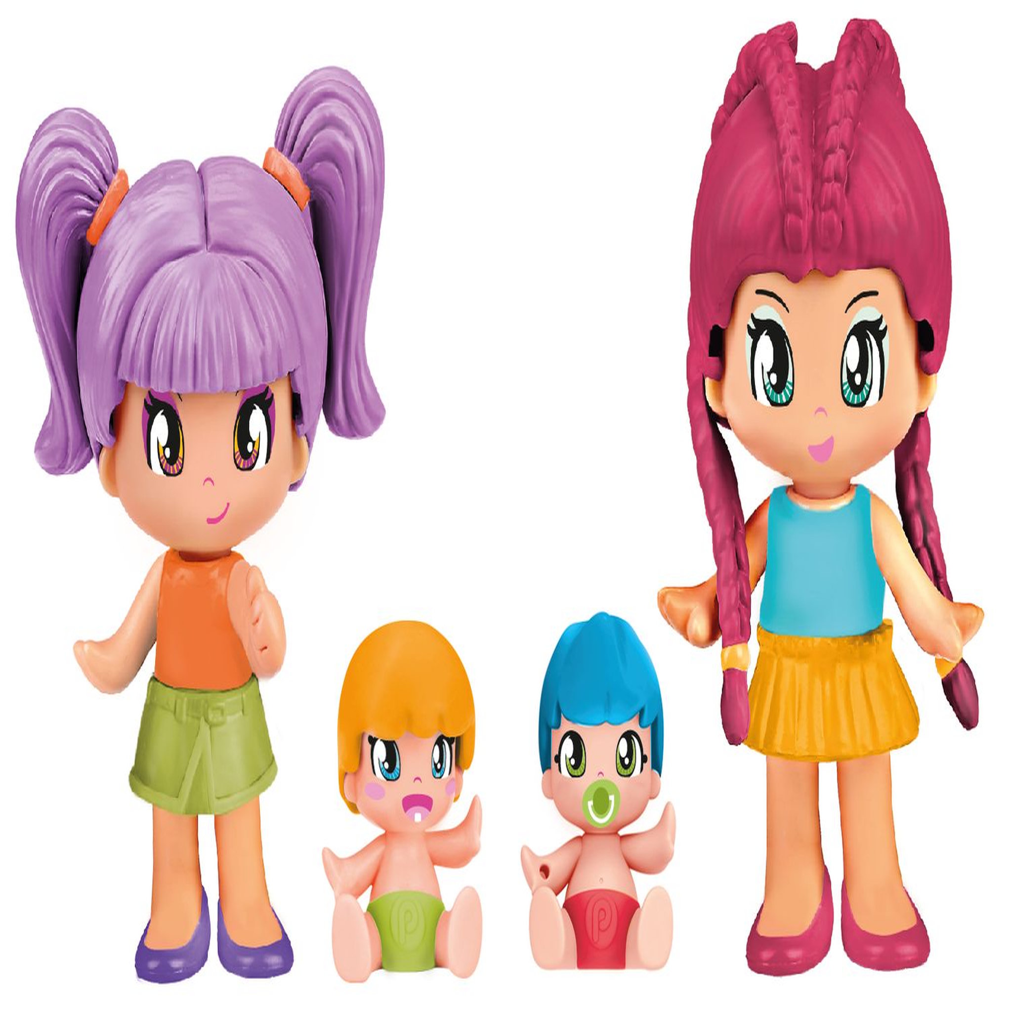 Voir la diapositive 2 : GP TOYS Coffret 4 figurines Pinypon City