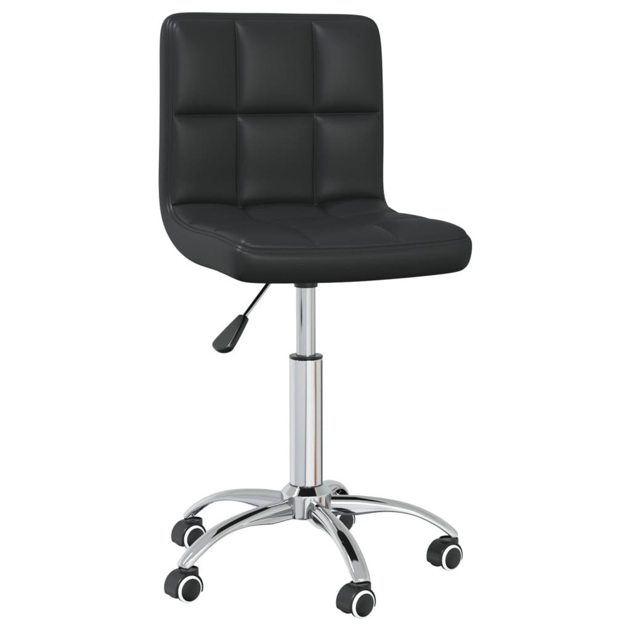 Voir la diapositive 2 : VIDAXL Chaise de bureau pivotante noir similicuir