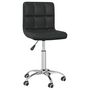 Voir la diapositive 2 : VIDAXL Chaise de bureau pivotante Noir Similicuir