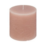 COMPTOIR DE LA BOUGIE Bougie Cylindrique  Rustic  10cm Rose Clair