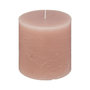 Voir la diapositive 1 : COMPTOIR DE LA BOUGIE Bougie Cylindrique  Rustic  10cm Rose Clair