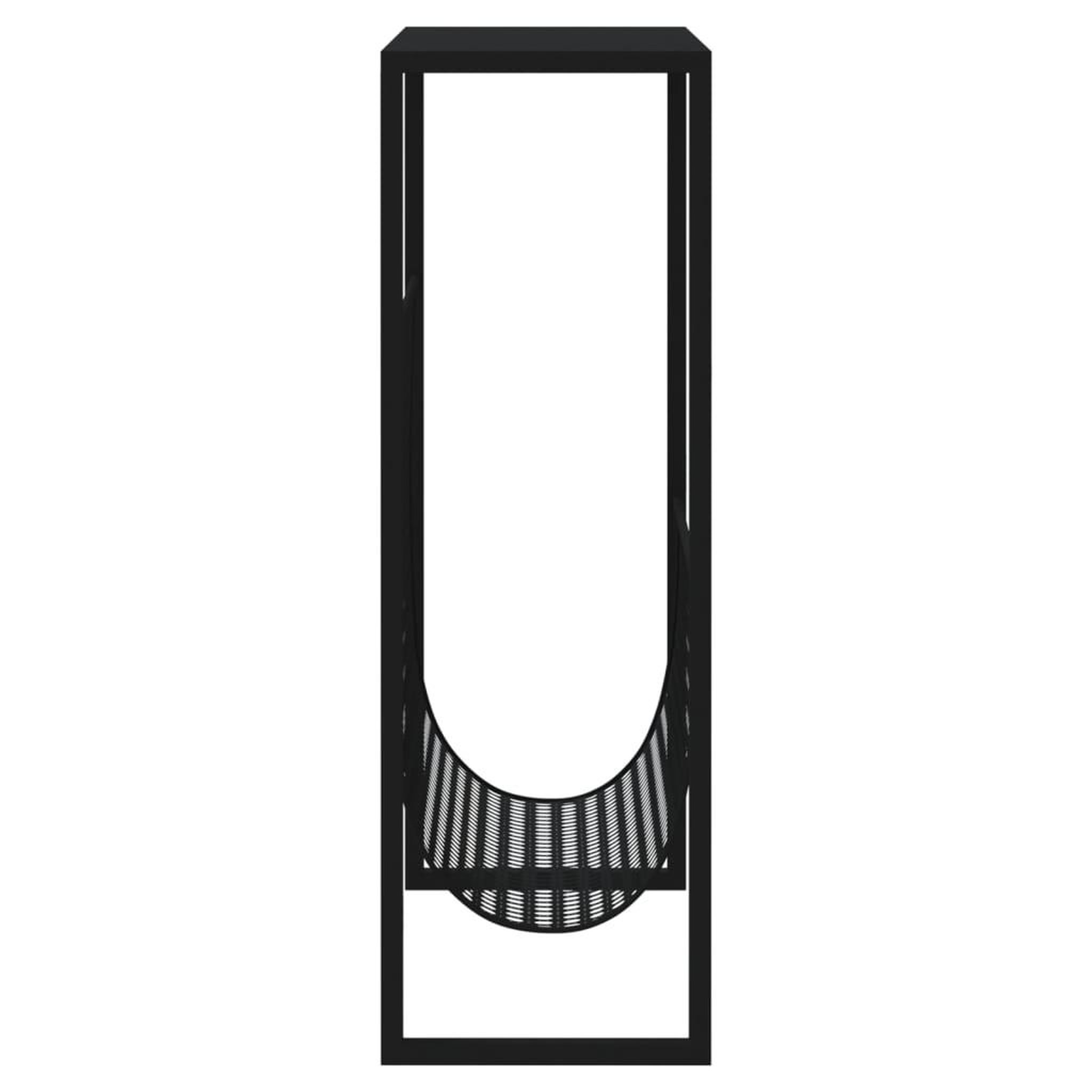 Voir la diapositive 4 : VIDAXL Porte-revue Noir 35x15x45 cm Acier