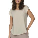 Only Blouse  Femme Only Onlvic Solid. Coloris disponibles : Beige