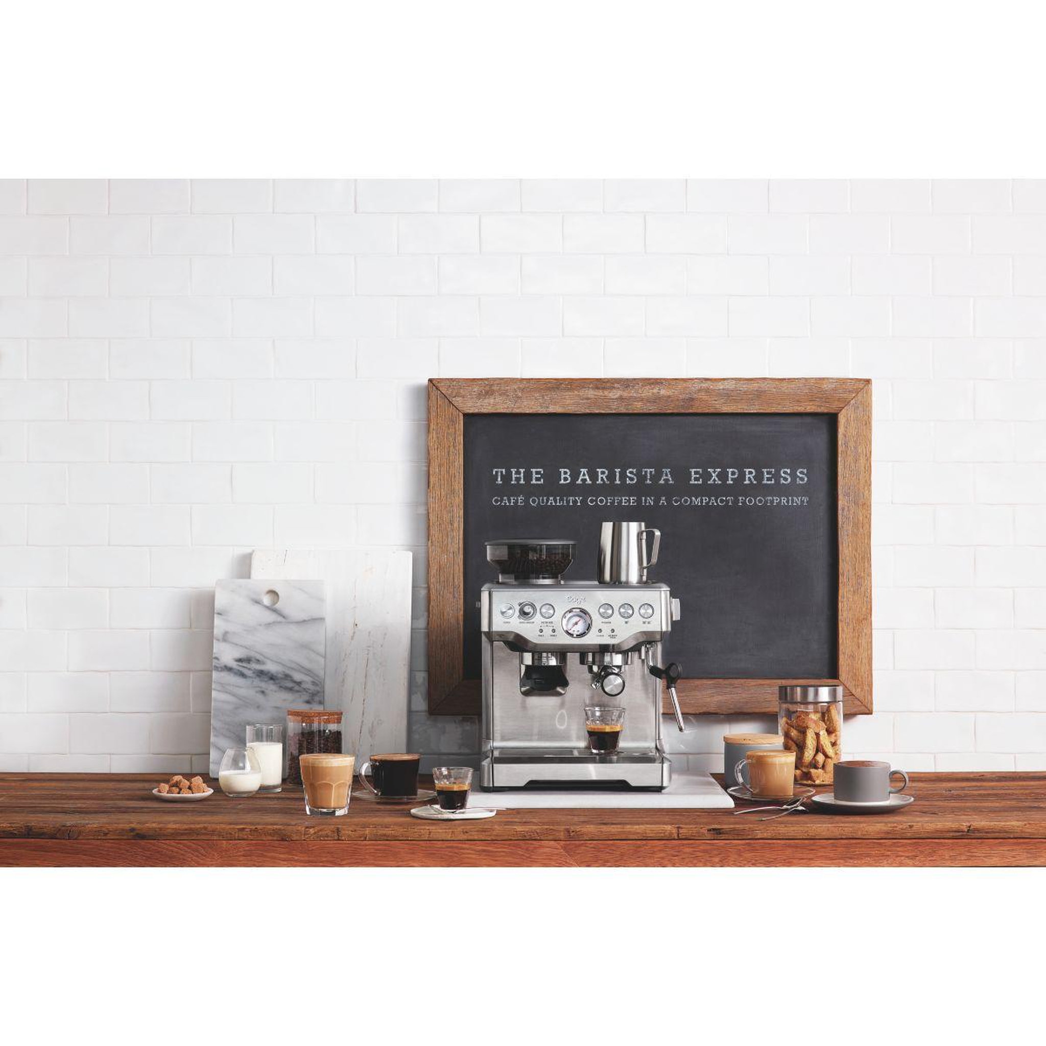 Voir la diapositive 5 : SAGE APPLIANCES Expresso broyeur barista express