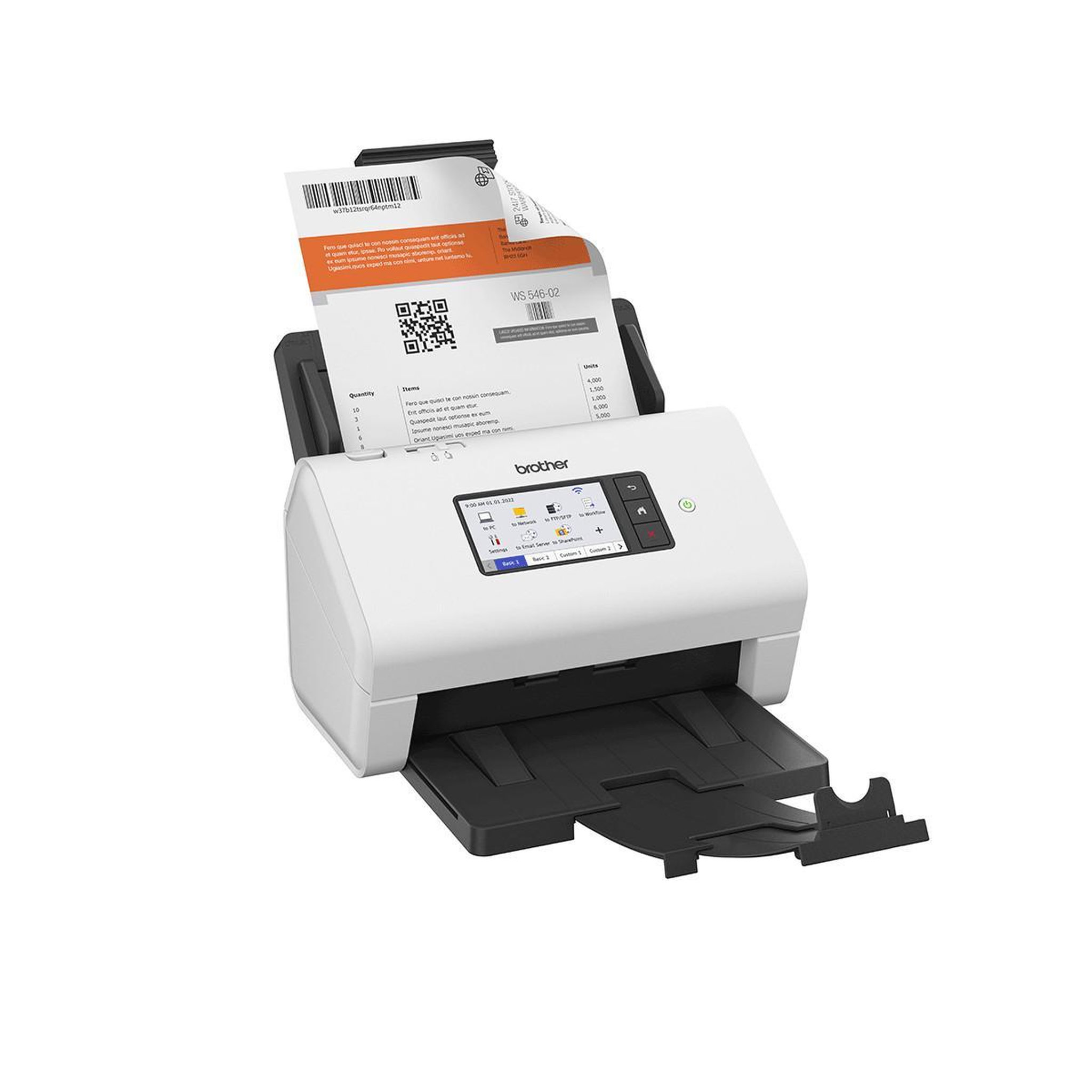 Voir la diapositive 3 : Brother Brother ADS-4900W scanner Chargeur automatique de documents + Scanner à feuille 600 x 600 DPI A4 Noir, Blanc