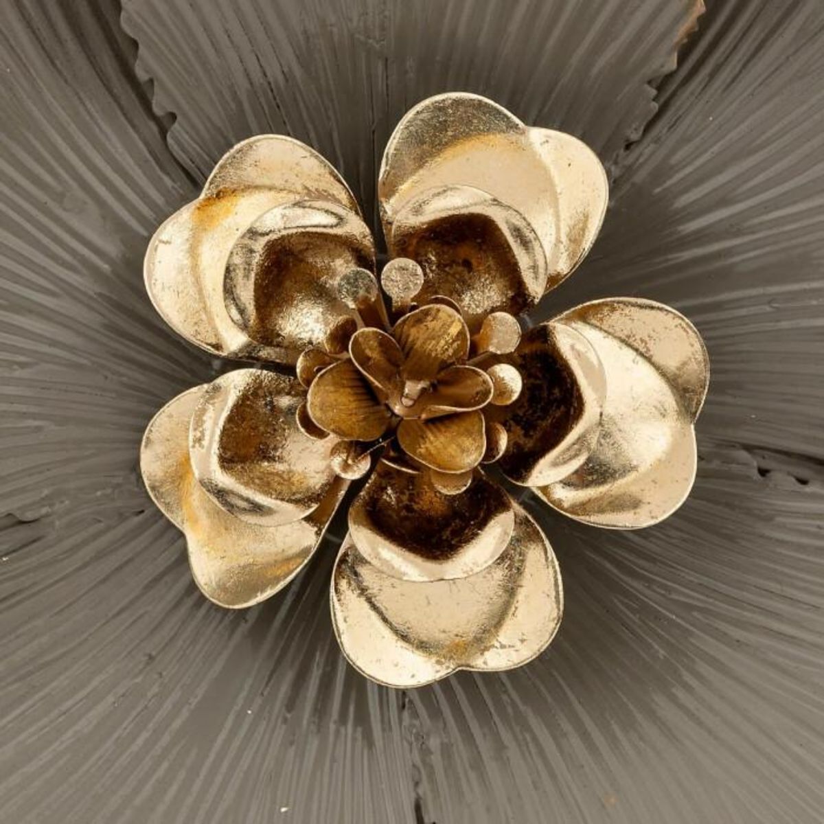 ATMOSPHERA Décoration Murale en Métal  Marjorie  56cm Doré