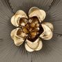 Voir la diapositive 2 : ATMOSPHERA Décoration Murale en Métal  Marjorie  56cm Doré