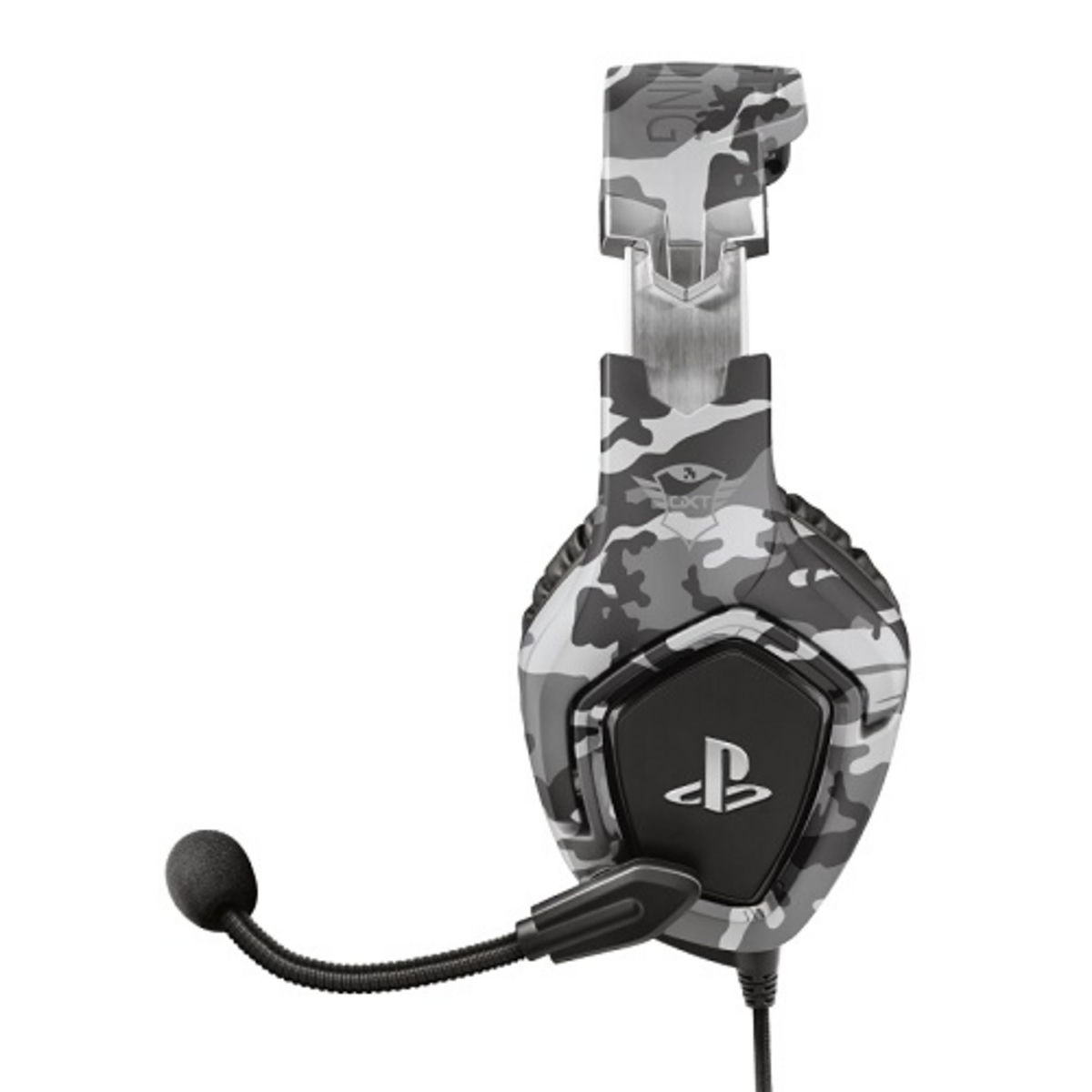 TRUST Casque - Micro Forze Grey Officiel Compatible PS5 / PS4 / Switch / Xbox