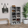 Voir la diapositive 1 : VIDAXL Etagere a chaussures Sonoma gris 54x34x100,5 cm Bois ingenierie