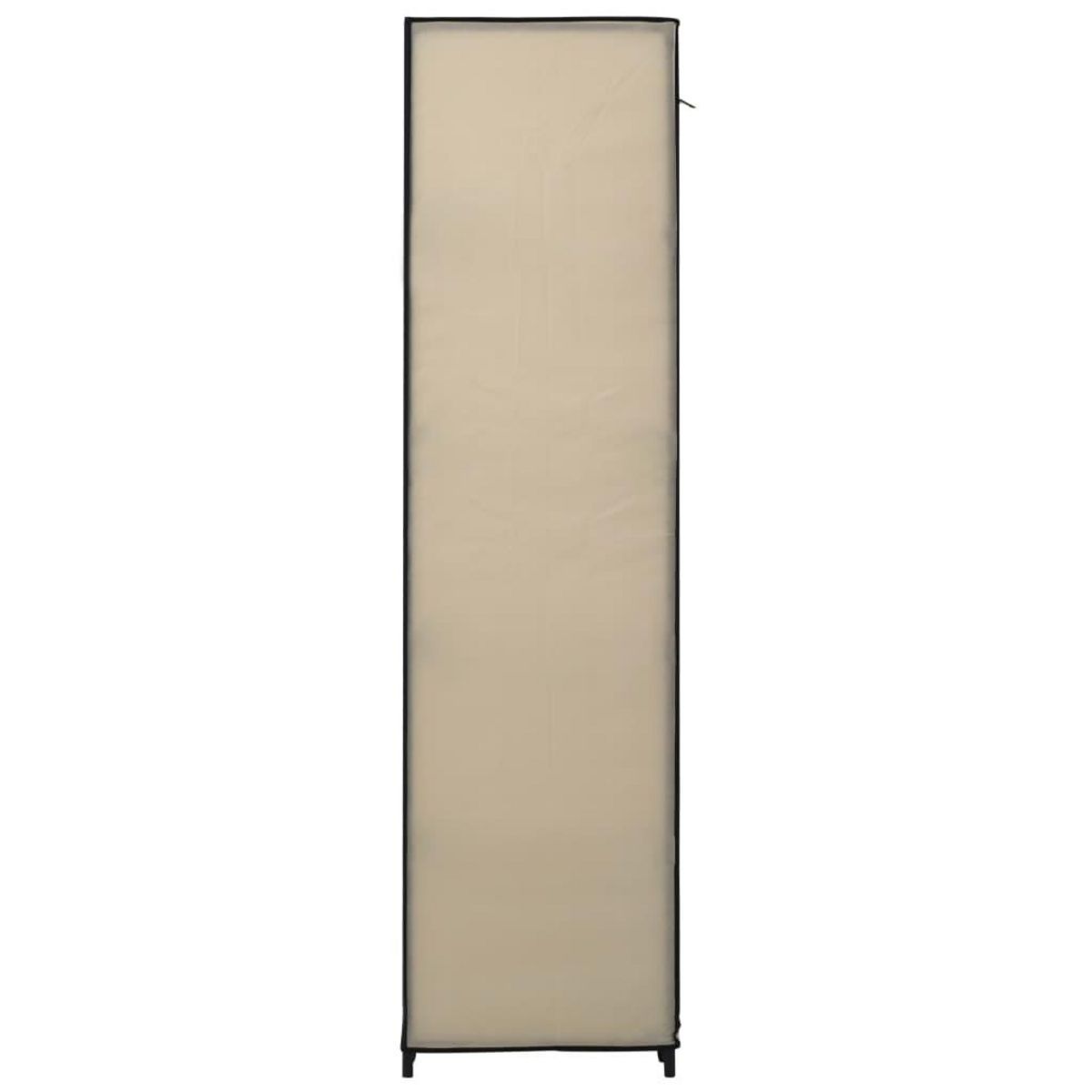VIDAXL Armoire avec compartiments et tiges Creme 150x45x176 cm Tissu