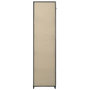 Voir la diapositive 5 : VIDAXL Armoire avec compartiments et tiges Creme 150x45x176 cm Tissu