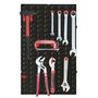 Voir la diapositive 5 : Paris Prix Panneau Mural  Rangement Outils  48cm Noir
