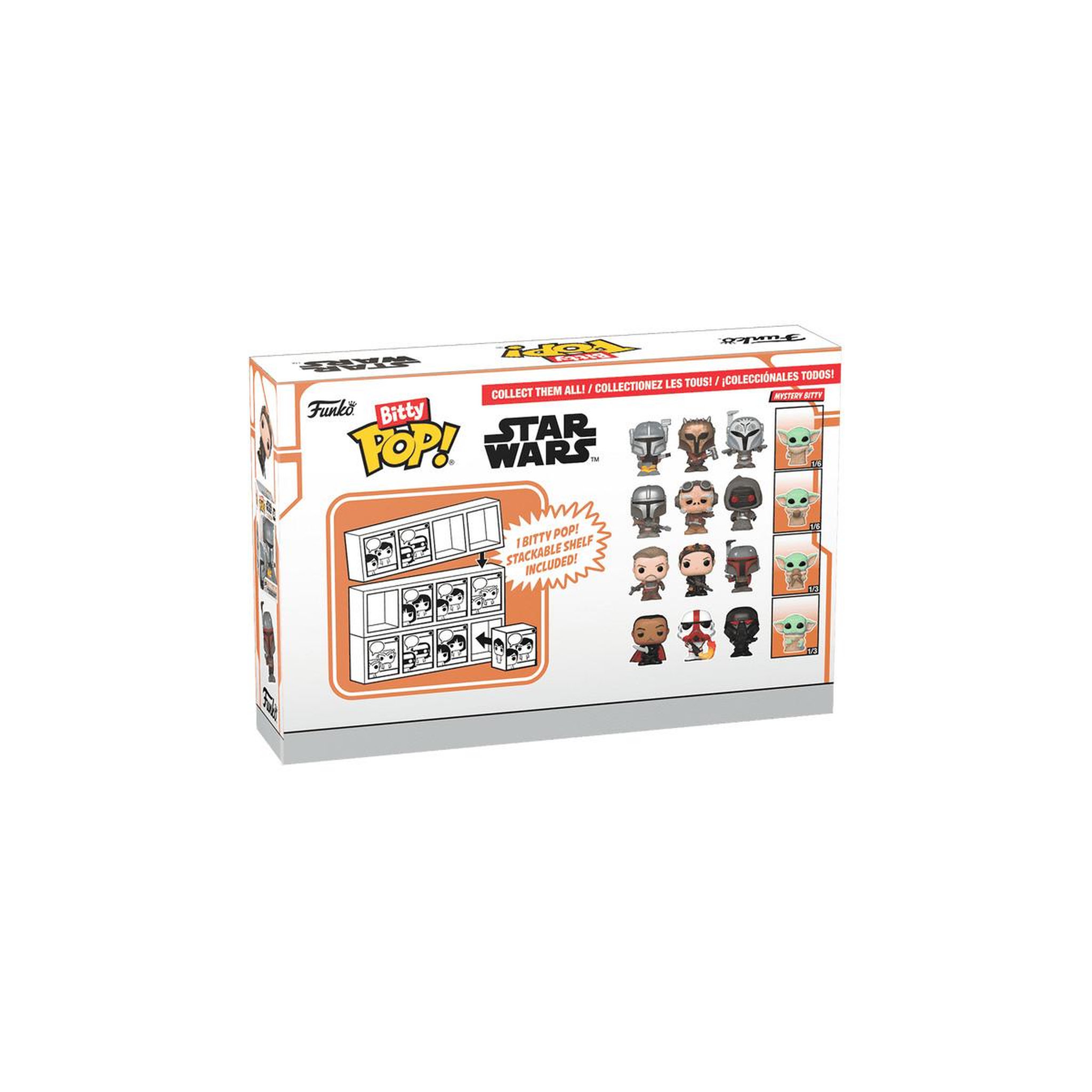 Voir la diapositive 3 : Funko Pack 4 Figurines Funko Bitty Pop Mandalorian Marshal