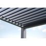 Voir la diapositive 7 : DCB GARDEN Pergola bioclimatique à lames orientables aluminium TRAMONTO