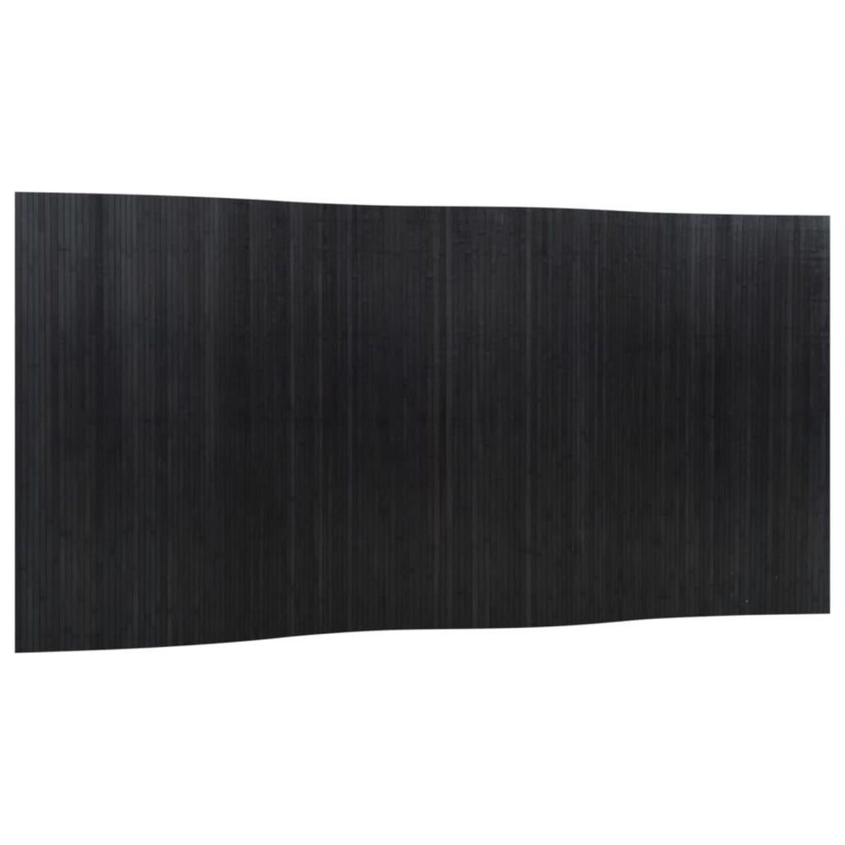 VIDAXL Cloison de separation noir 165x400 cm bambou