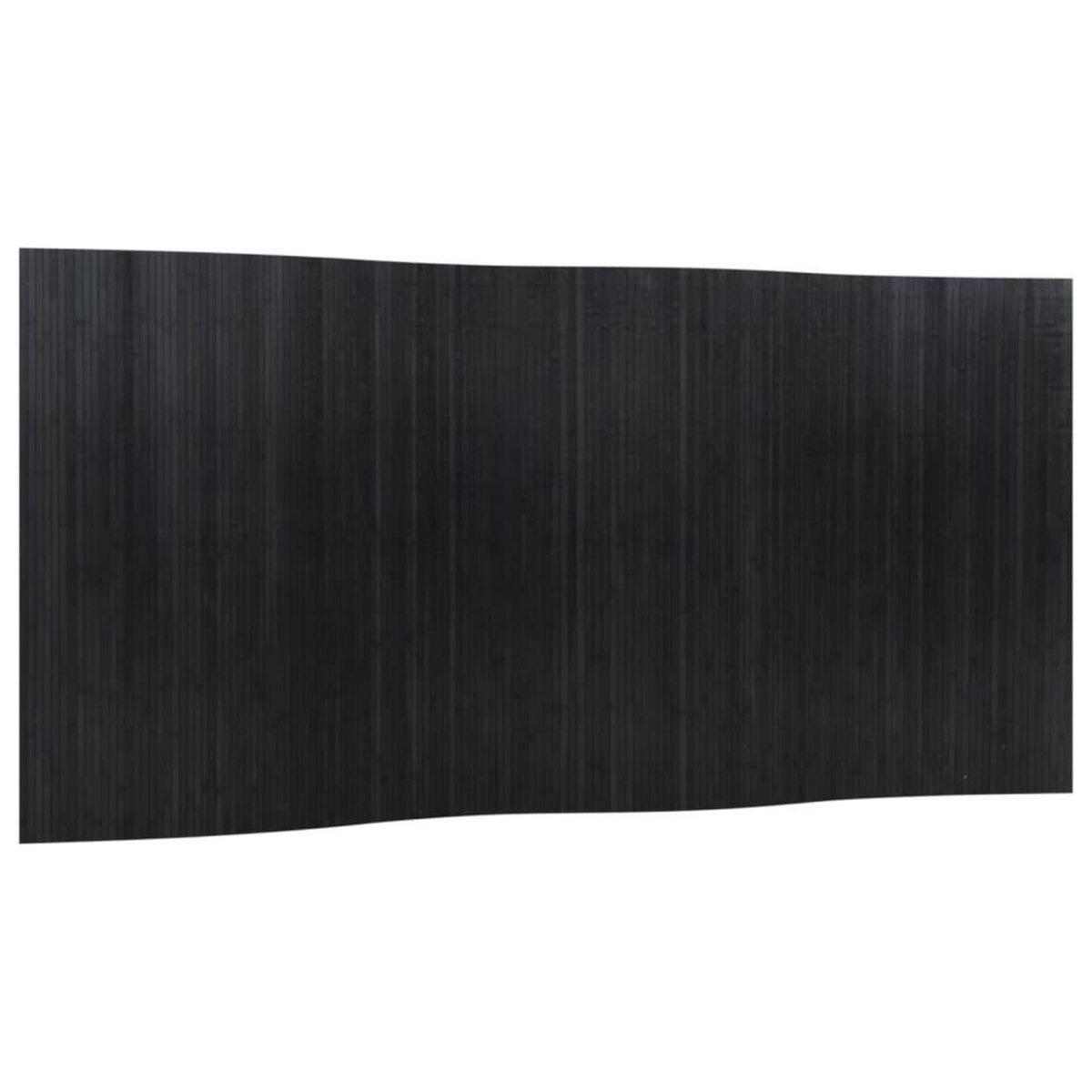 VIDAXL Cloison de separation noir 165x400 cm bambou