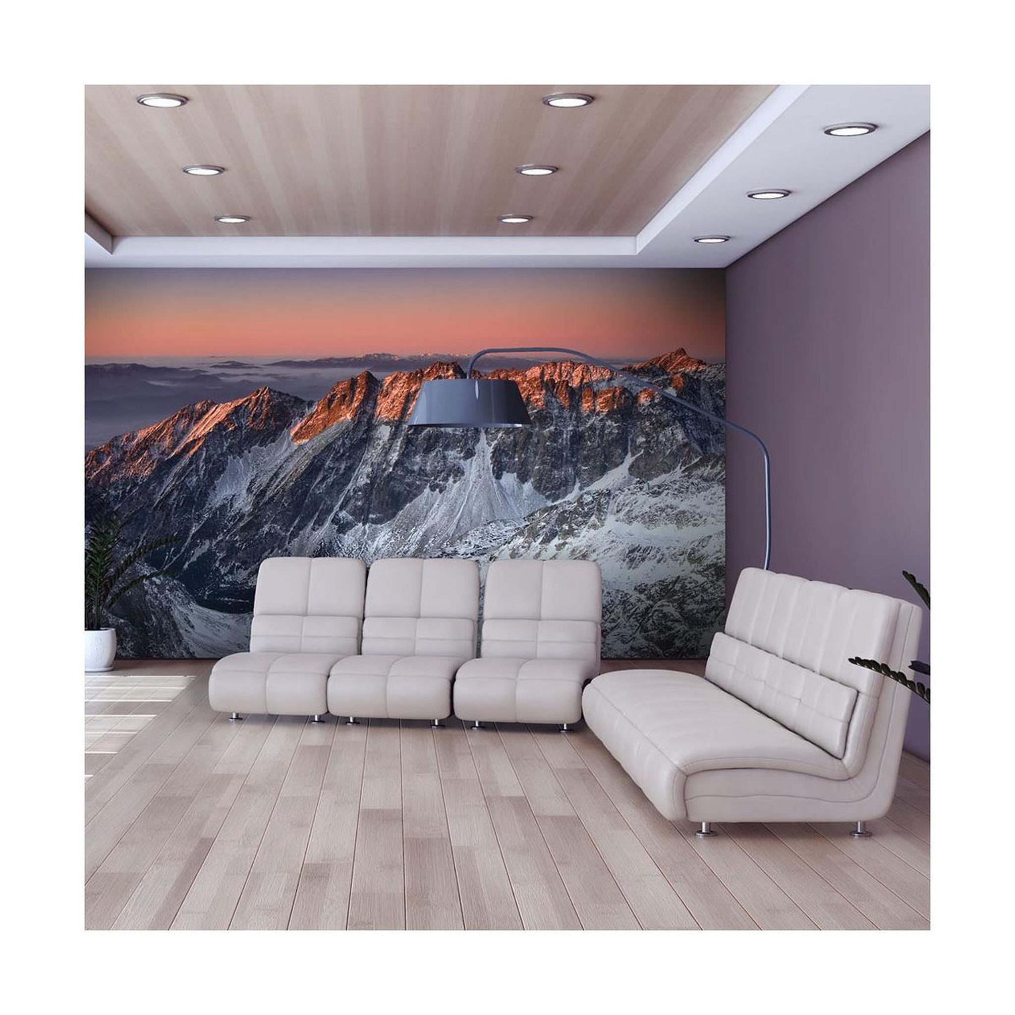 Voir la diapositive 1 : Paris Prix Papier Peint  Beautiful Sunrise in the Rocky Mountains