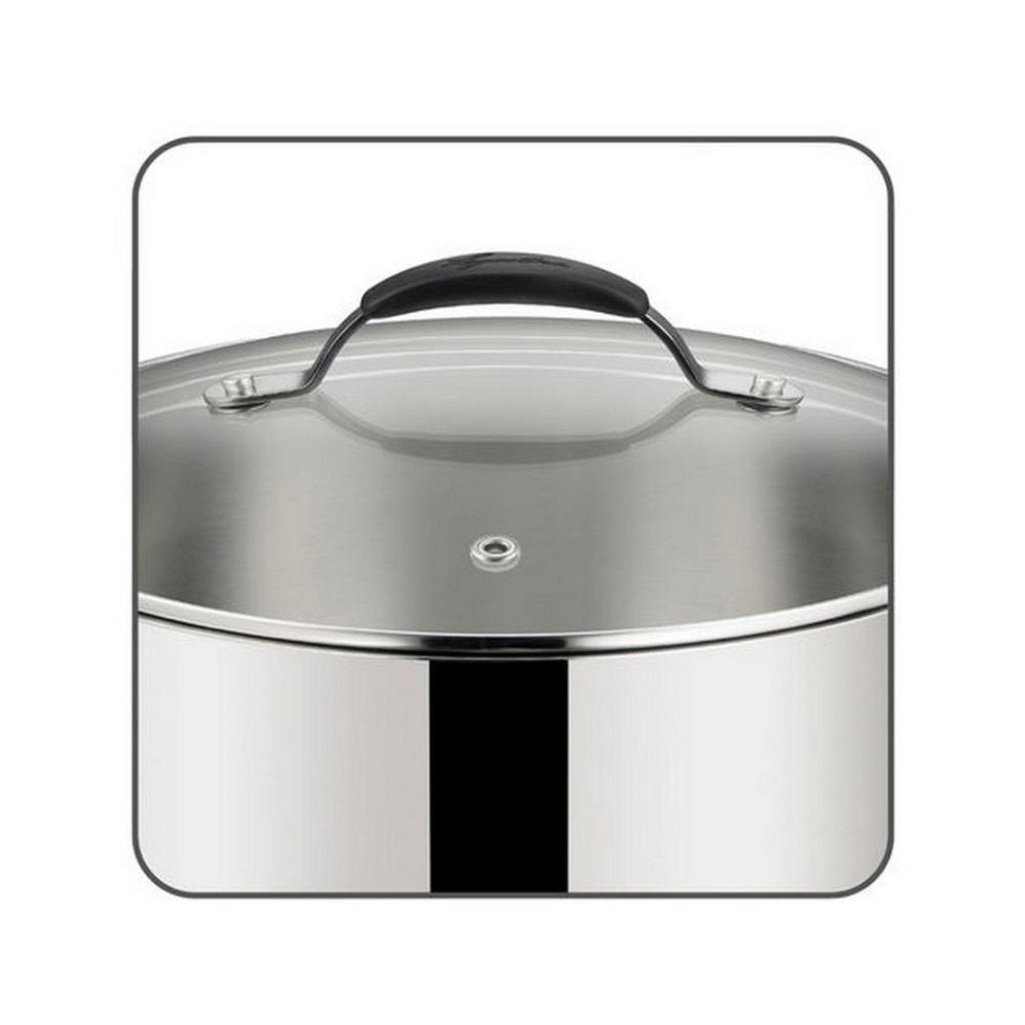 Voir la diapositive 5 : Lagostina Faitout inox 24cm avec couvercle - 12896031624