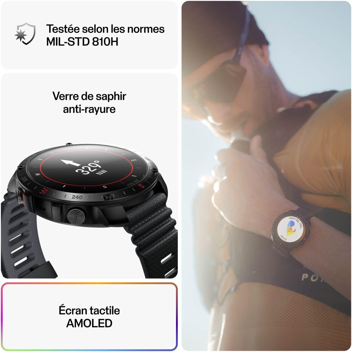 POLAR Montre sport GRIT X2 PRO Night Black S-L