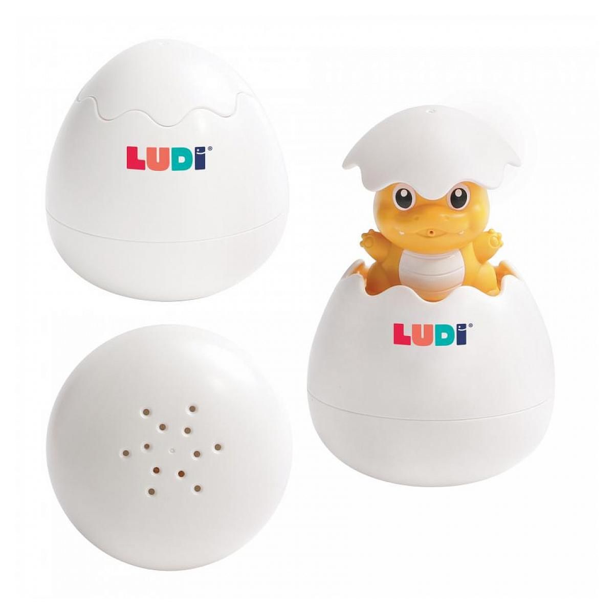 LUDI Oeuf de bain magique dino rigolo