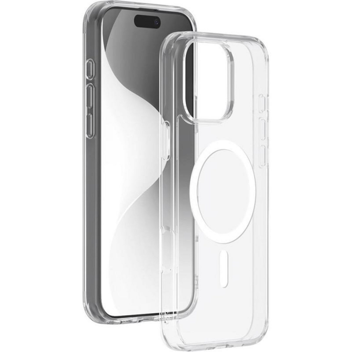 Bigben Connected Coque hybride BigBen Connected compatible MagSafe pour iPhone 16 Pro Max Transparent
