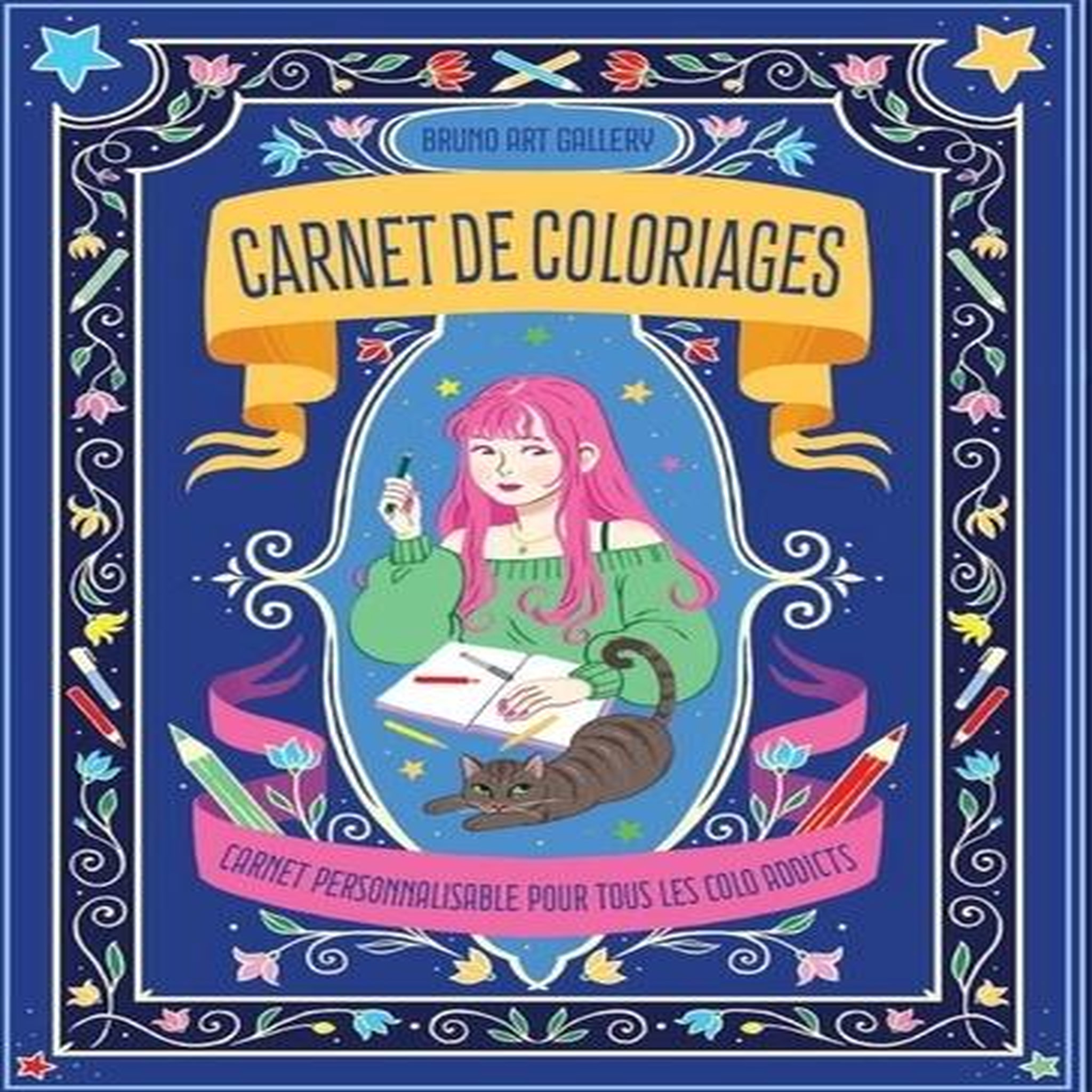 CARNET DE COLORIAGES. CARNET PERSONNALISABLE POUR TOUS LES COLO ADDICTS, Viale Bruno