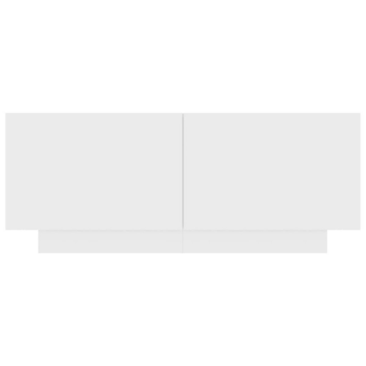 VIDAXL Table de chevet blanc 100x35x40 cm bois d'ingenierie