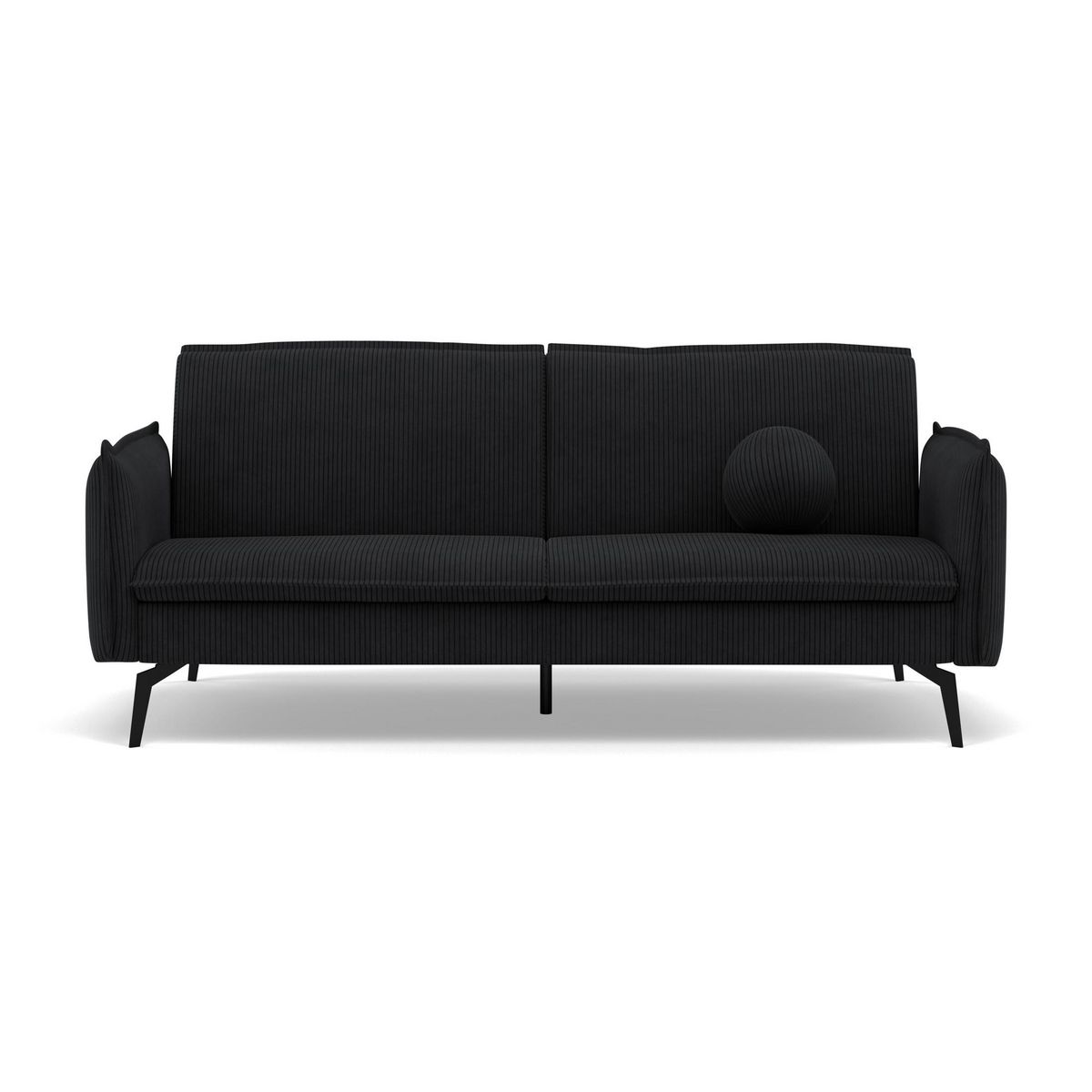 BEST MOBILIER Lexie - canapé convertible clic-clac 2 places en velours côtelé